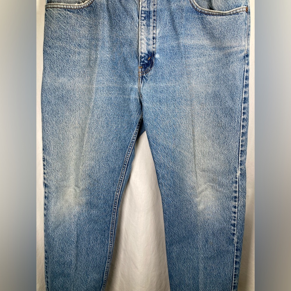 VTG 90s Levi's Men's 505 Straight Jeans Y2K - Picture 2 of 8